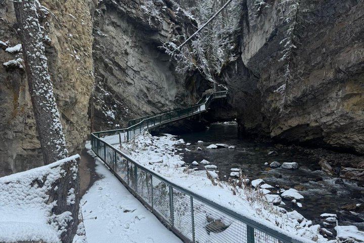 Johnston Canyon Ice Walk: Frozen Falls with Radventures, Van Groups of 10 Max (7/12)