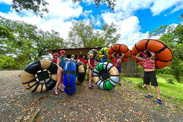La Leona Waterfall Hike and River Tubing Day Trip, Two Travelers Minimum