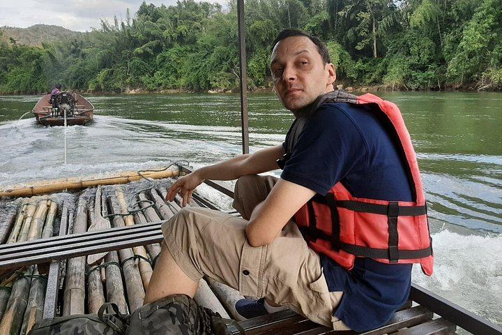 Private Erawan Falls, Bamboo Rafting and Death Railway Day Tour from Bangkok (1/11)