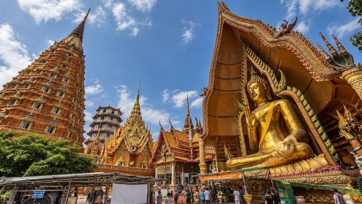 Private Erawan Falls, Wat Tham Phu Wa and Wat Tham Sua Temple Day Trip from Bangkok (3/6)