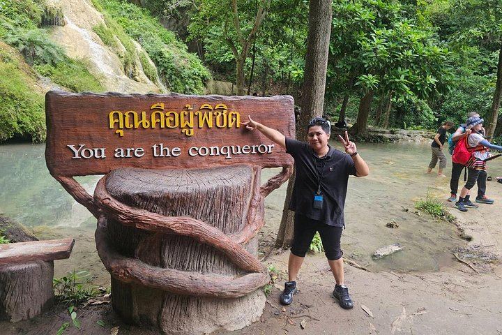 Private Erawan Falls, River Kwai Boat Ride and Bridge Day Tour from Bangkok (10/12)