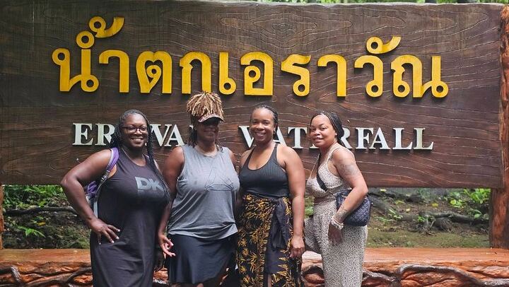 Private Erawan Falls, River Kwai Boat Ride and Bridge Day Tour from Bangkok (1/12)