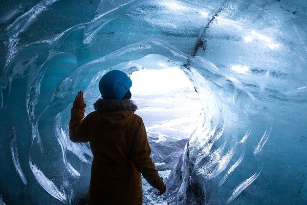 Katla Ice Cave Super Jeep Day Tour from Reykjavik with Skogafoss and Seljalandsfoss
