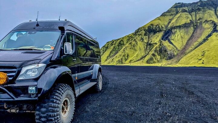 Katla Ice Cave 4x4 Tour from Reykjavik via Seljalandsfoss, Skogafoss and Reynisfjara (1/12)