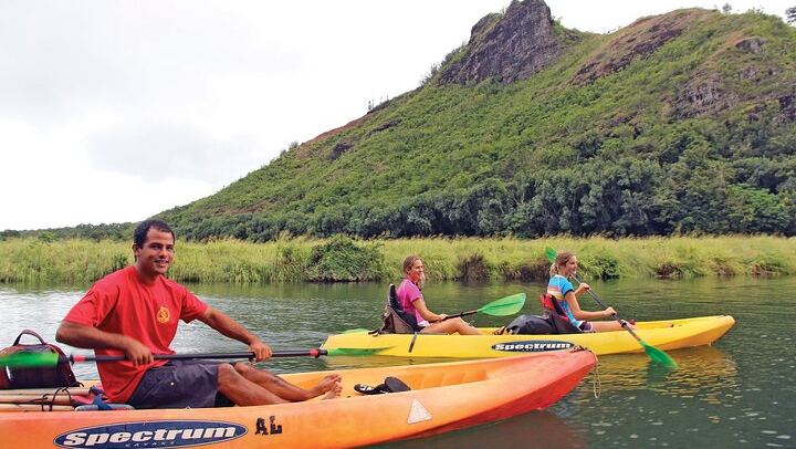 Kauai Secret Falls Kayak and Hike: 4.5 Hours, 4-Mile Paddle, 120-Foot Uluwehi Falls (2/5)