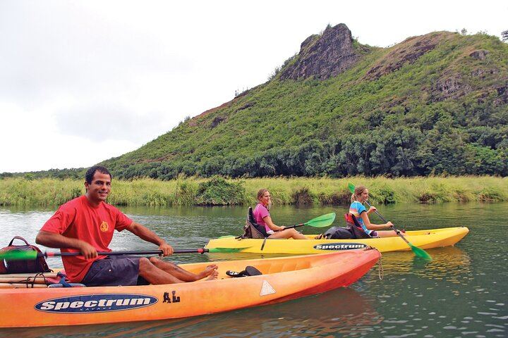 Kauai Secret Falls Kayak and Hike: 4.5 Hours, 4-Mile Paddle, 120-Foot Uluwehi Falls (2/5)