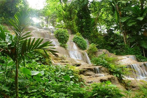 Konoko Falls Park and Blue Hole Combo Tour from Ocho Rios and Runaway Bay