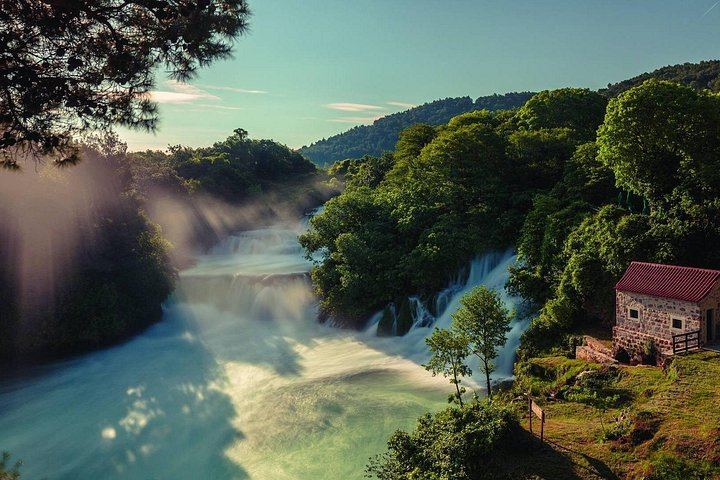 Krka Waterfalls Morning Tour from Zadar with Jadera Booking, Skradin Beach Swim (5/9)