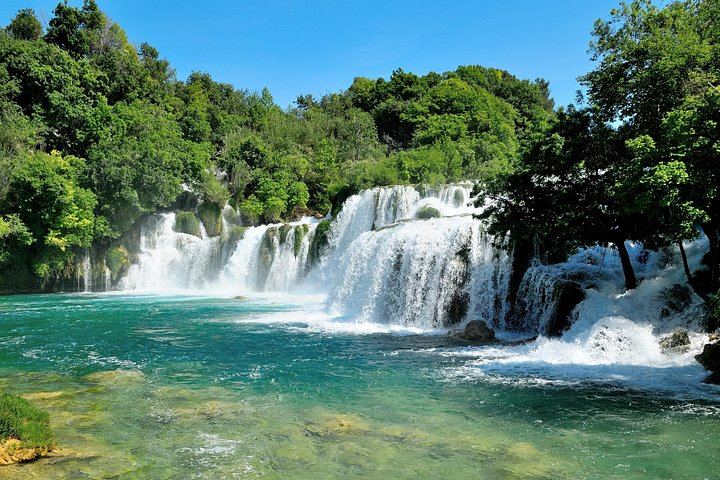 Krka Waterfalls Day Trip from Split with Licensed Guide and Skradin Boat Ride (10/11)