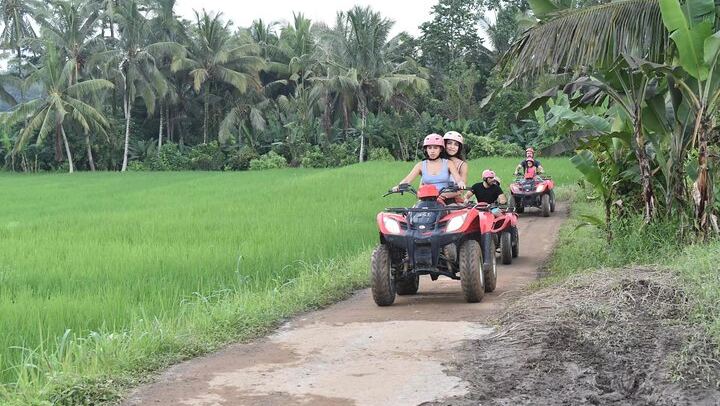 Kuber Bali ATV Single or Tandem Ride with River, Rice Fields, Tunnel and Waterfall (1/12)