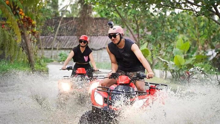 Kuber Bali ATV Single or Tandem Ride with River, Rice Fields, Tunnel and Waterfall (3/12)
