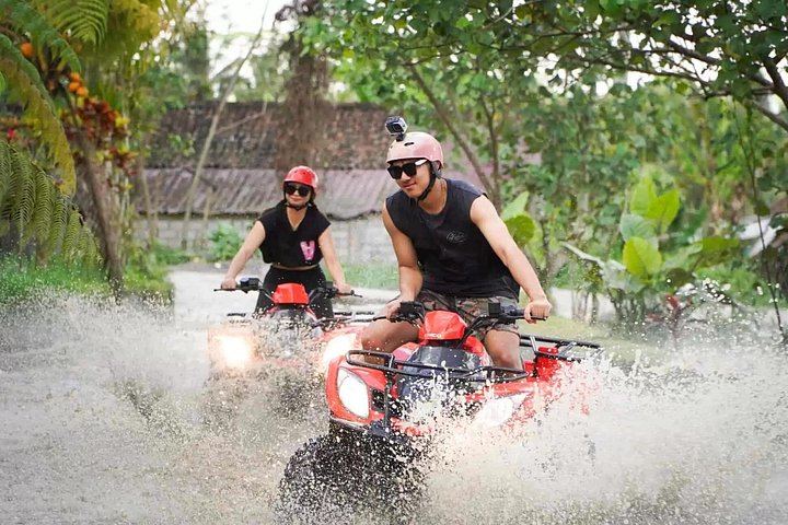 Kuber Bali ATV Single or Tandem Ride with River, Rice Fields, Tunnel and Waterfall (3/12)