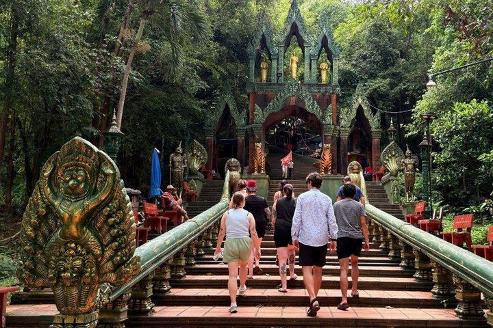 Kulen Mountain Waterfall Tour with Palm Sugar Village, All Tickets and Picnic Lunch (4/12)