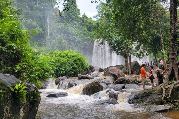 Kulen Mountain Waterfall Tour with Palm Sugar Village, All Tickets and Picnic Lunch (3/12)