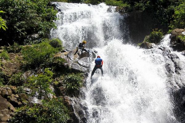 La Cuba Waterfall Rappelling and La Planta Natural Pool, San Luis Day Trip