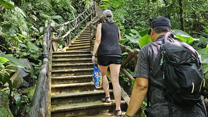 La Fortuna Waterfall Hike of About 530 Steps with Viewpoint and River Swim (2/12)