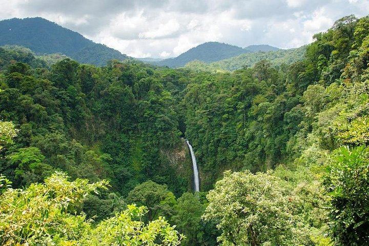La Fortuna Waterfall, Arenal Volcano Park and Tabacon Hot Springs River, Early Start (8/8)