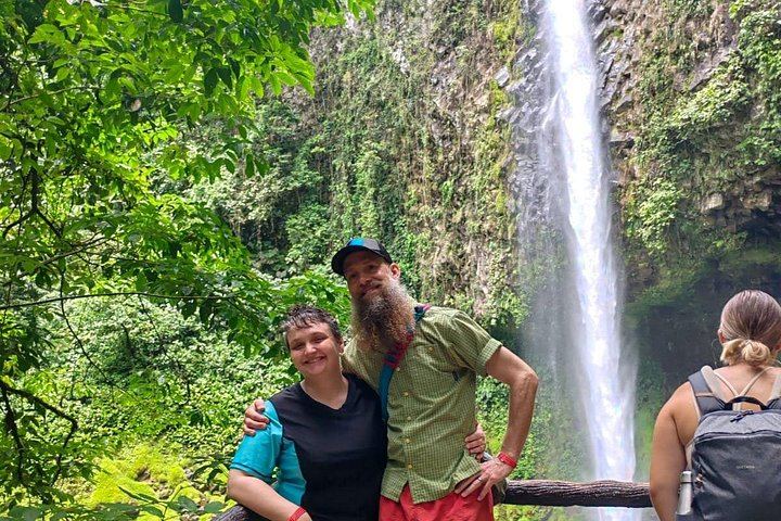 La Fortuna Waterfall Hike of About 530 Steps with Viewpoint and River Swim (12/12)