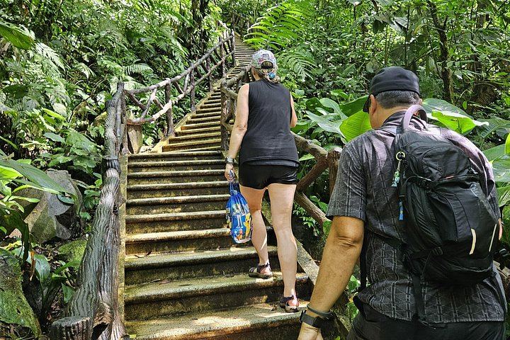 La Fortuna Waterfall Hike of About 530 Steps with Viewpoint and River Swim (2/12)