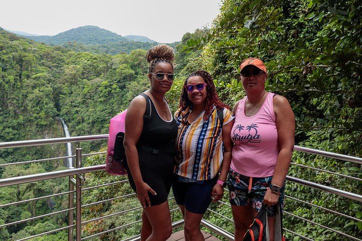 La Fortuna Waterfall Hike of About 530 Steps with Viewpoint and River Swim (8/12)