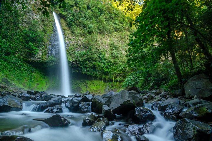 Arenal 1968 Lava Trail, La Fortuna Waterfall, Vida Campesina Lunch and Hanging Bridges (11/12)