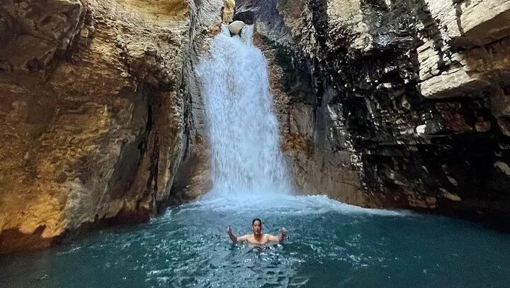 La Leona Waterfall, Cliff Jumping and Colorado River Tubing, Private Tour (4/12)