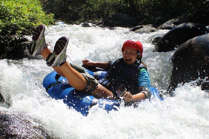 La Leona Waterfall Hike and River Tubing Combo near Rincon de la Vieja (1/8)