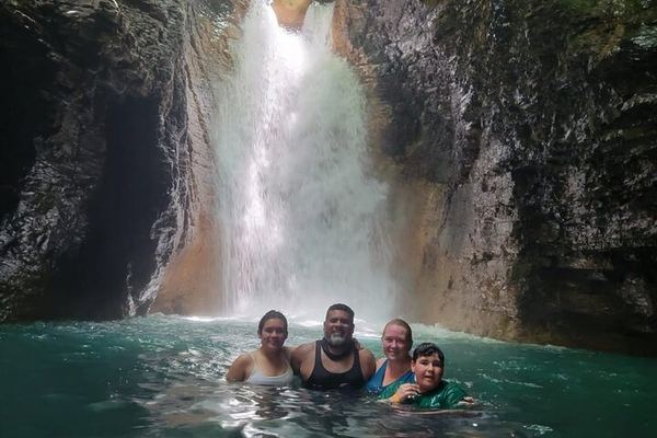 La Leona Waterfall, Lazy River Tubing, Cliff Jumps and Hot Springs Day