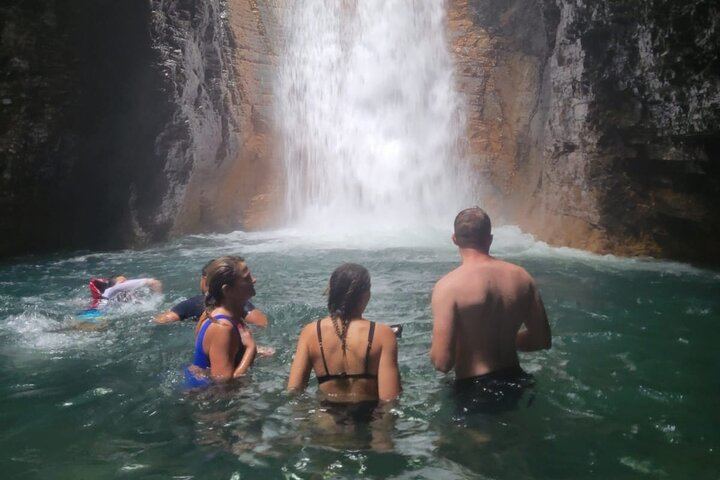 La Leona Waterfall, Lazy River Tubing, Cliff Jumps and Hot Springs Day (1/11)