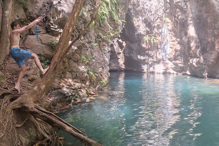La Leona Waterfall, Lazy River Tubing, Cliff Jumps and Hot Springs Day (5/11)