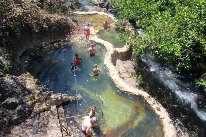La Leona Waterfall, Lazy River Tubing, Cliff Jumps and Hot Springs Day (8/11)