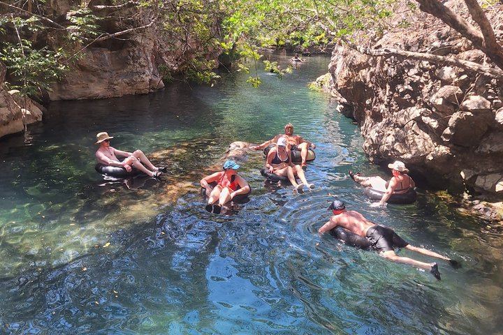 La Leona Waterfall, Lazy River Tubing, Cliff Jumps and Hot Springs Day (4/11)