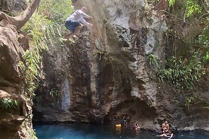 La Leona Waterfall, Lazy River Tubing, Cliff Jumps and Hot Springs Day (6/11)