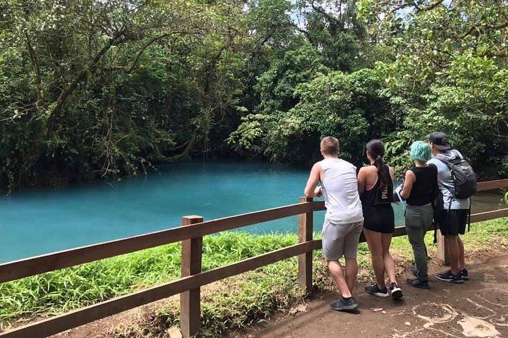 Rio Celeste Hike to Los Teñideros, Waterfall and River Swim at Don Alexis Farm (7/12)
