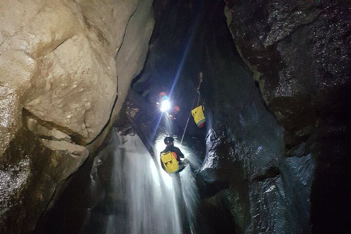 Night Canyoning with Extreme Dominica: Helmet-Light Descent Through Rainforest Gorges (7/7)