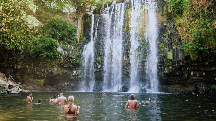 Rio Celeste Hike, Llanos de Cortes Falls and Sloth Sanctuary from Tamarindo (2/12)