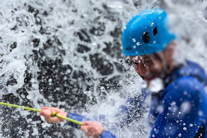 Intermediate Canyoning in Madeira: Rappel, Slide and Jump Down a Forest River (2/12)