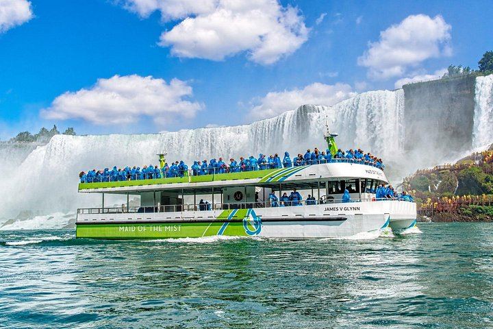 Niagara at a Glance: Narrated Walking Tour from Buffalo Ave Red Canopy with Boat Cruise (4/7)