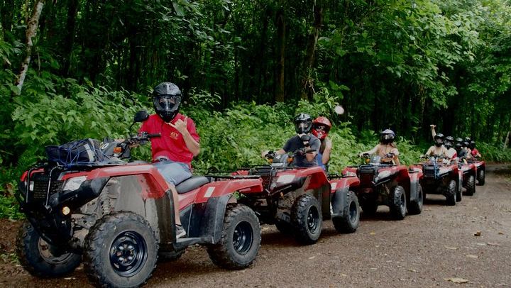 San Antonio de Damas ATV Ride to a Reserve Waterfall Swim, Palm Farm and Costa Rican Meal (1/12)
