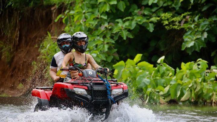 San Antonio de Damas ATV Ride to a Reserve Waterfall Swim, Palm Farm and Costa Rican Meal (2/12)