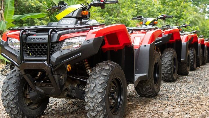 ATV Ride and Rainmaker Park Waterfall Walk near Manuel Antonio, Ranch Meal (4/12)