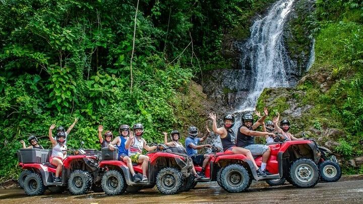 ATV Ride and Rainmaker Park Waterfall Walk near Manuel Antonio, Ranch Meal (1/12)