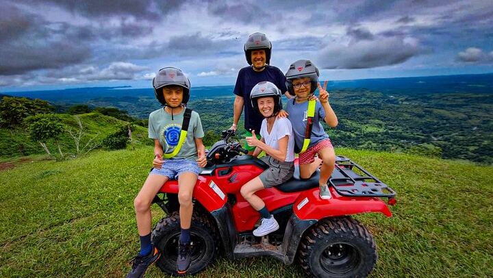 ATV Ride and Rainmaker Park Waterfall Walk near Manuel Antonio, Ranch Meal (3/12)