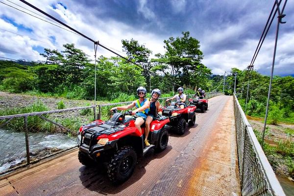 ATV Ride and Rainmaker Park Waterfall Walk near Manuel Antonio, Ranch Meal