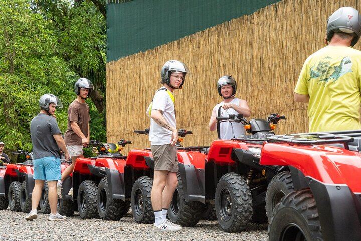 ATV Ride and Rainmaker Park Waterfall Walk near Manuel Antonio, Ranch Meal (7/12)