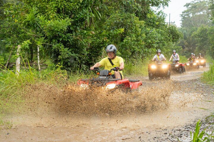 ATV Ride and Rainmaker Park Waterfall Walk near Manuel Antonio, Ranch Meal (8/12)