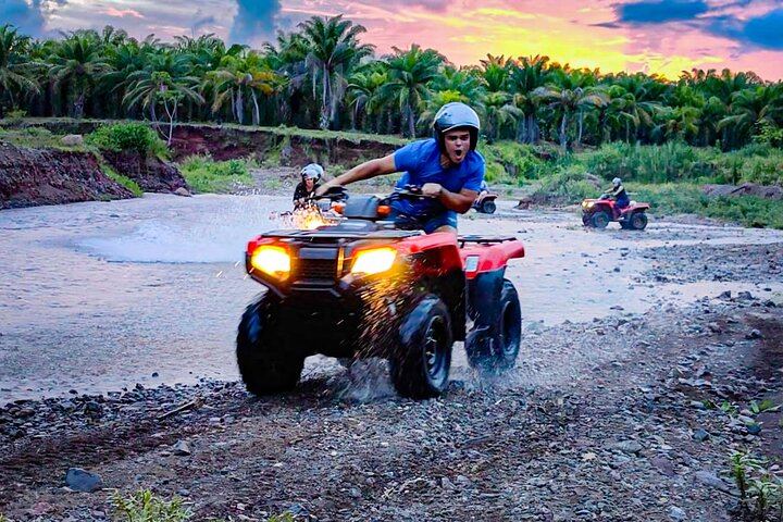 ATV Ride and Rainmaker Park Waterfall Walk near Manuel Antonio, Ranch Meal (5/12)