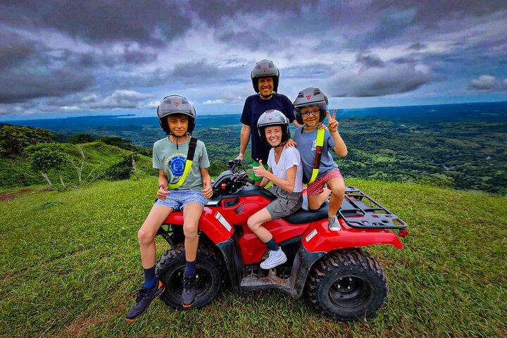 ATV Ride and Rainmaker Park Waterfall Walk near Manuel Antonio, Ranch Meal (3/12)