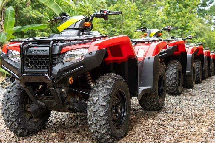 ATV Ride and Rainmaker Park Waterfall Walk near Manuel Antonio, Ranch Meal (4/12)