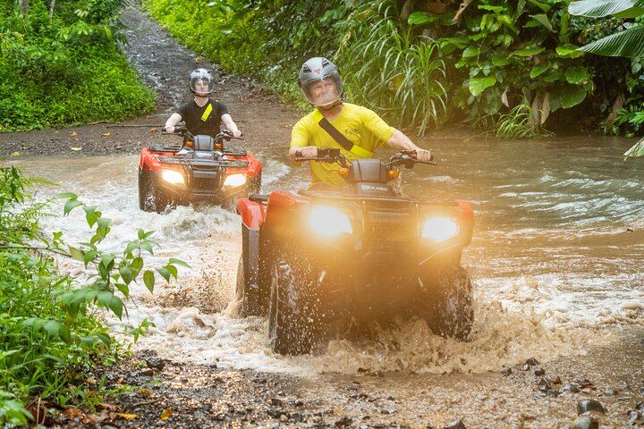 ATV Ride and Rainmaker Park Waterfall Walk near Manuel Antonio, Ranch Meal (11/12)